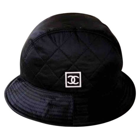 black leather chanel hat|Chanel hat saks.